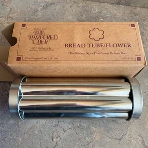 Pampered Chef Silver Bread Tube